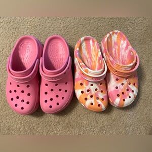 Crocs !2 pair for $50